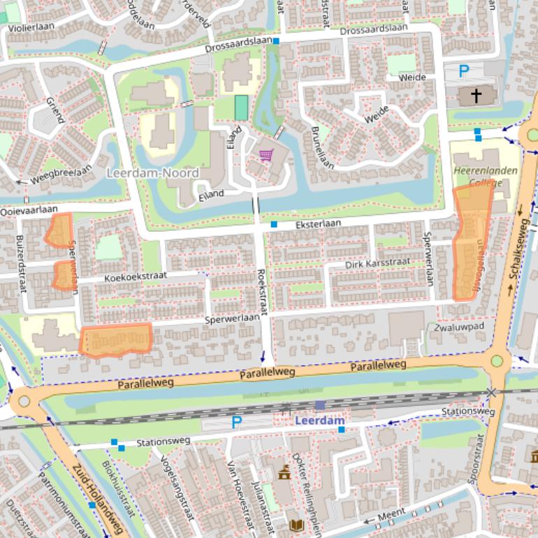 Kaart van postcodegebied 4143AT.