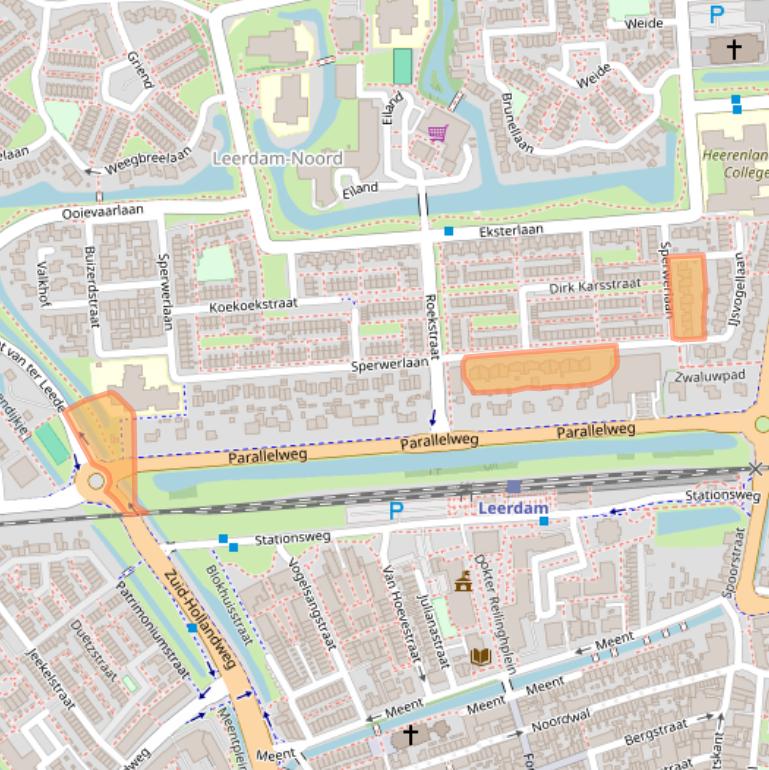 Kaart van postcodegebied 4143AW.