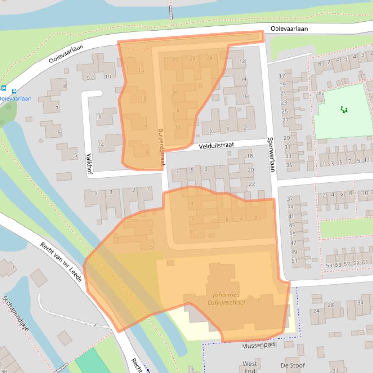 Kaart van postcodegebied 4143BA.