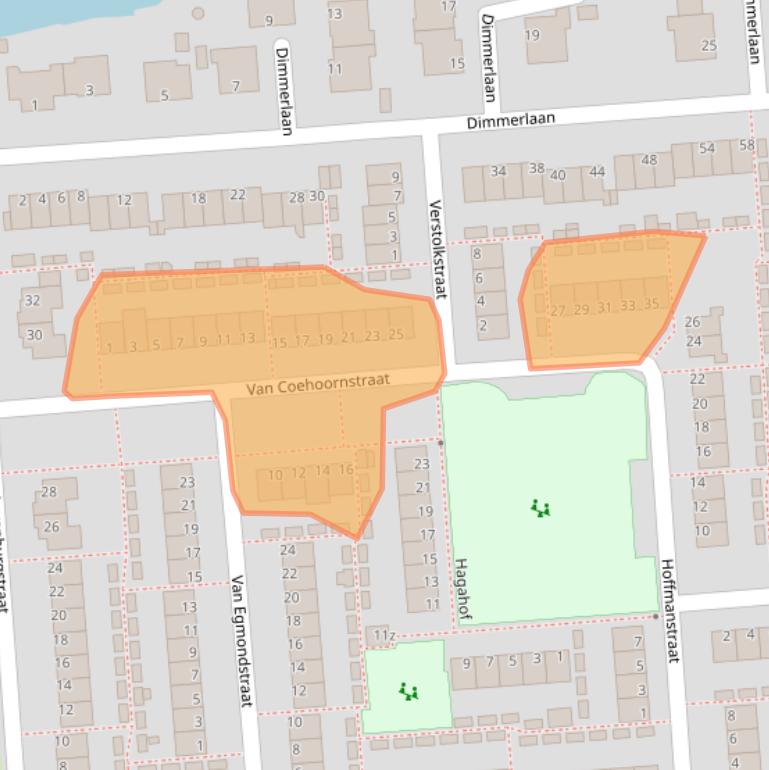 Kaart van postcodegebied 4143BK.