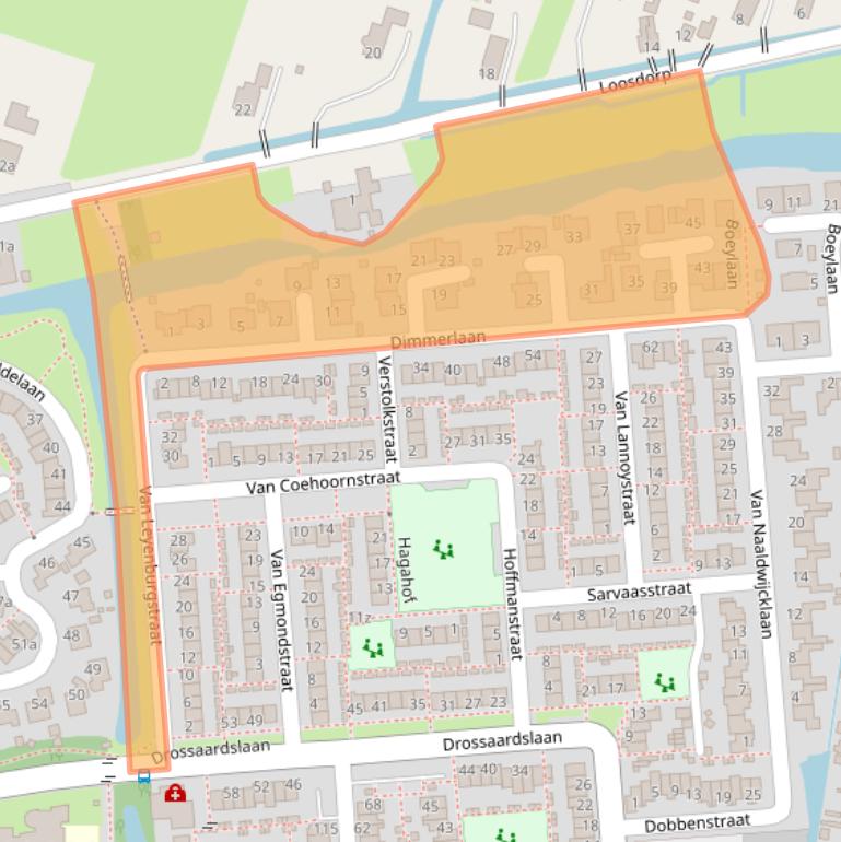 Kaart van postcodegebied 4143BR.