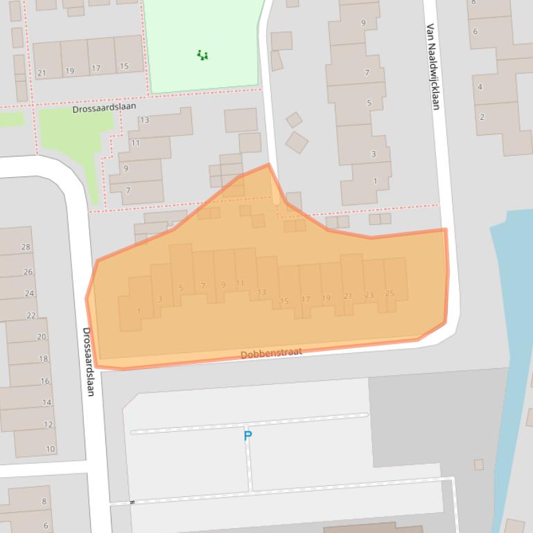 Kaart van postcodegebied 4143BZ.