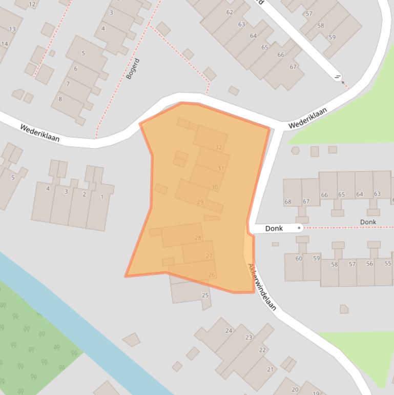 Kaart van postcodegebied 4143CS.