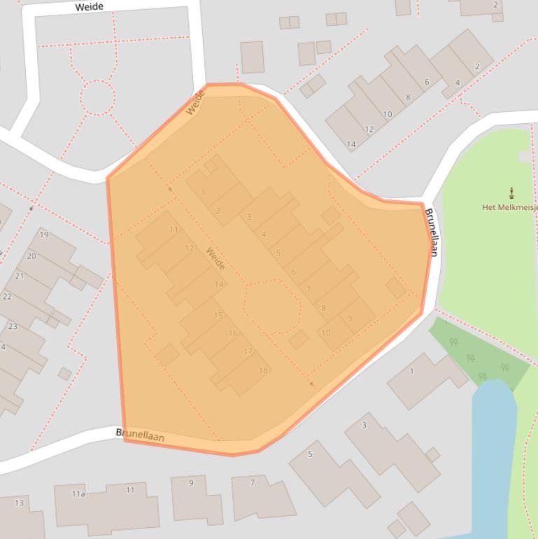 Kaart van postcodegebied 4143EA.