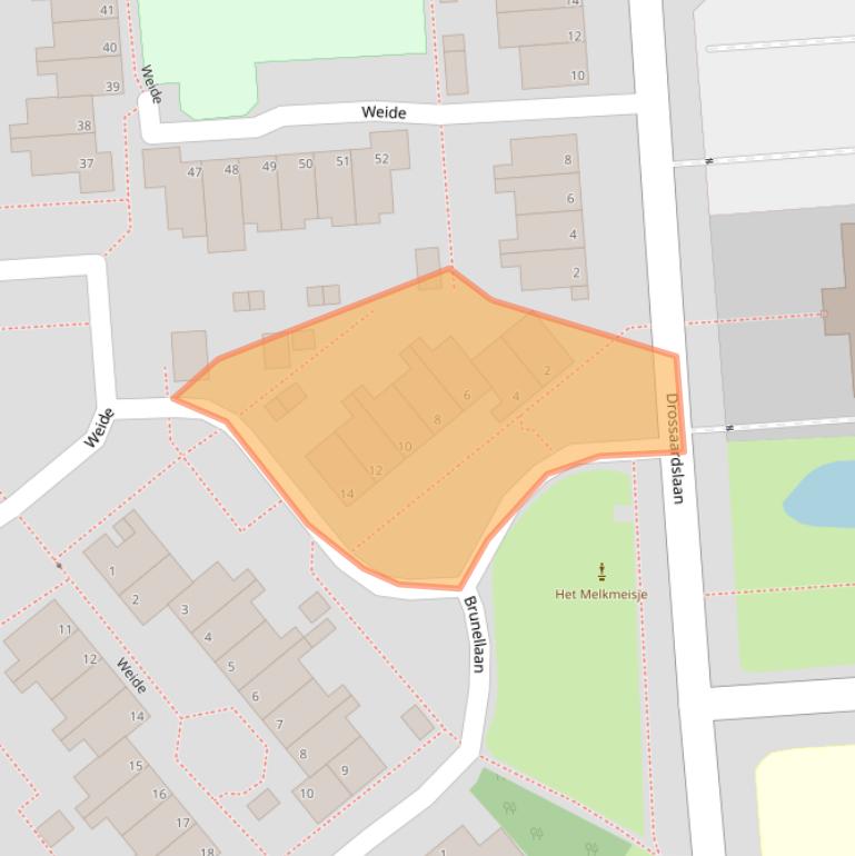 Kaart van postcodegebied 4143ED.