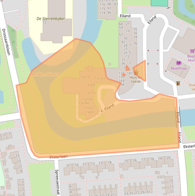 Kaart van postcodegebied 4143EN.