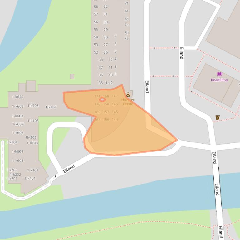 Kaart van postcodegebied 4143EW.