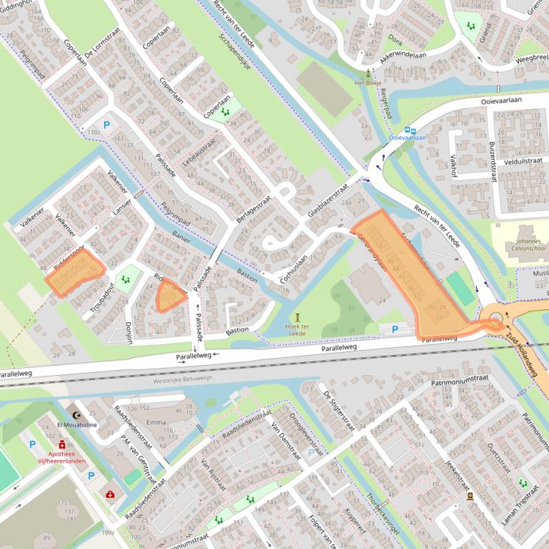 Kaart van postcodegebied 4143GK.