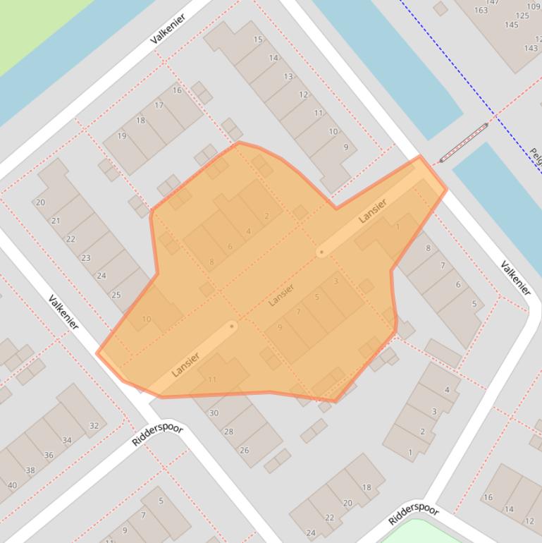 Kaart van postcodegebied 4143GP.