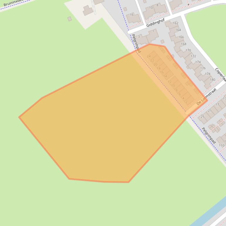 Kaart van postcodegebied 4143GZ.