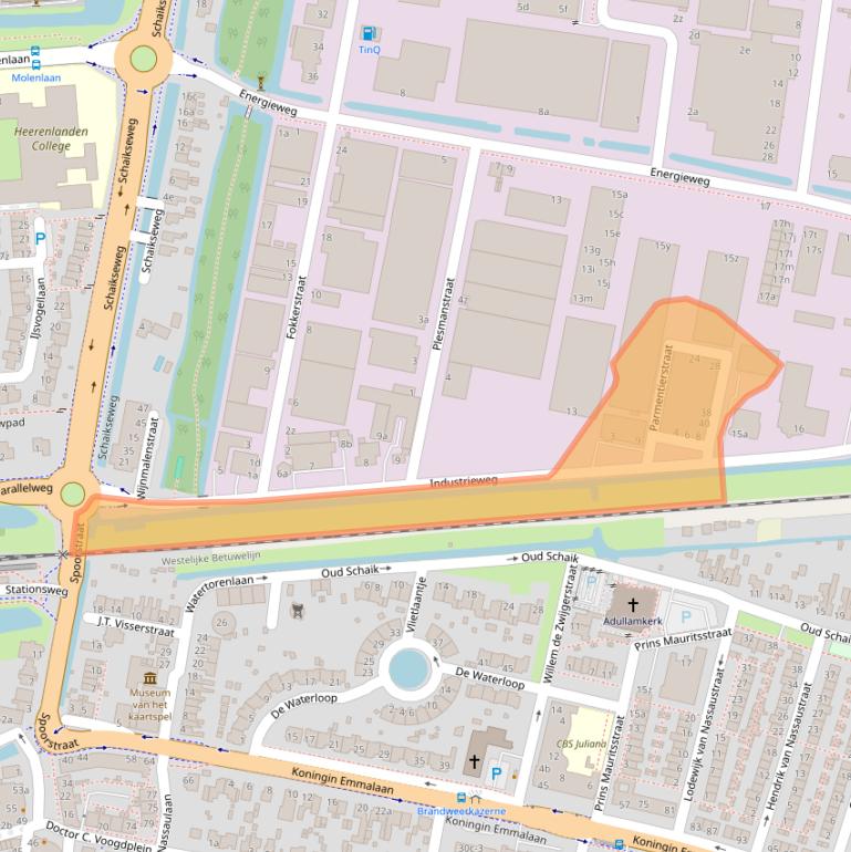 Kaart van postcodegebied 4143HA.