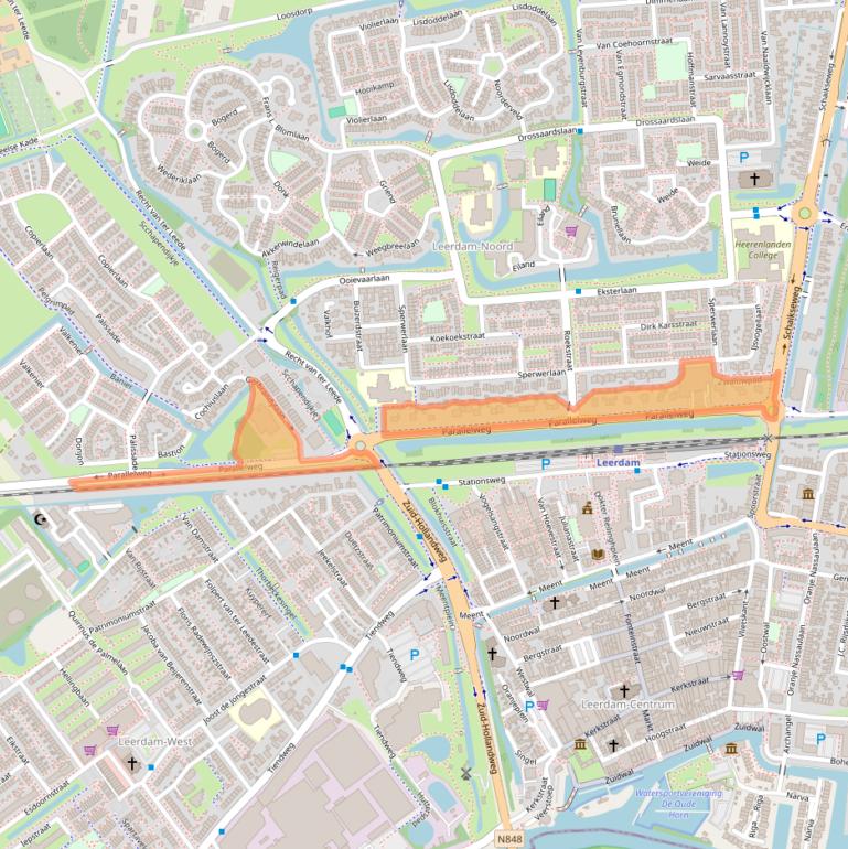 Kaart van postcodegebied 4143LA.