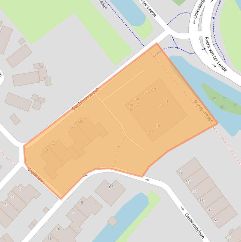 Kaart van postcodegebied 4143LC.