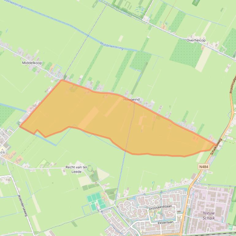 Kaart van postcodegebied 4143LW.