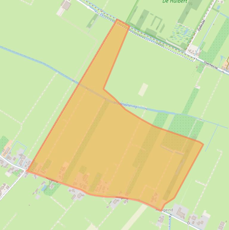 Kaart van postcodegebied 4143LZ.