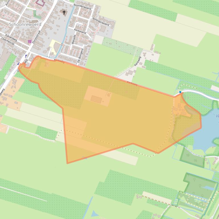 Kaart van postcodegebied 4143MN.