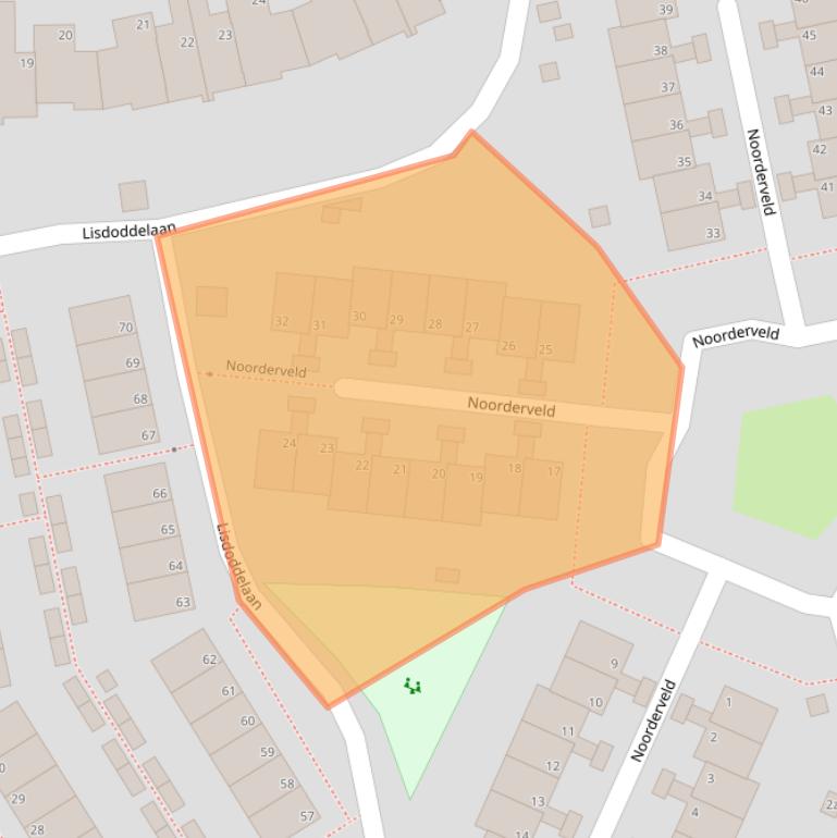 Kaart van postcodegebied 4143VK.