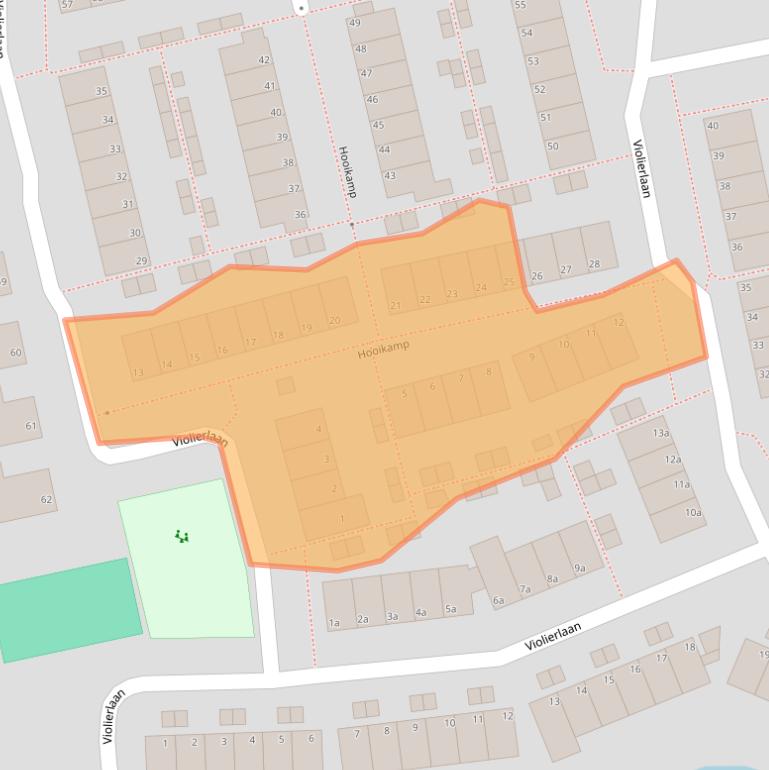 Kaart van postcodegebied 4143VN.