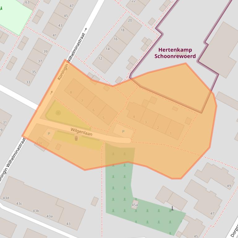 Kaart van postcodegebied 4145KE.
