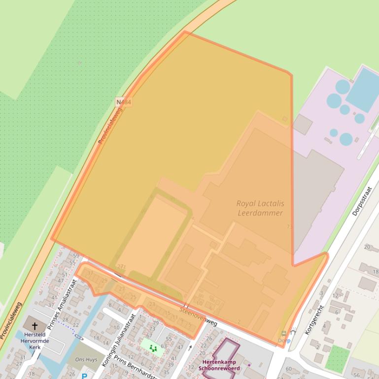 Kaart van postcodegebied 4145KK.