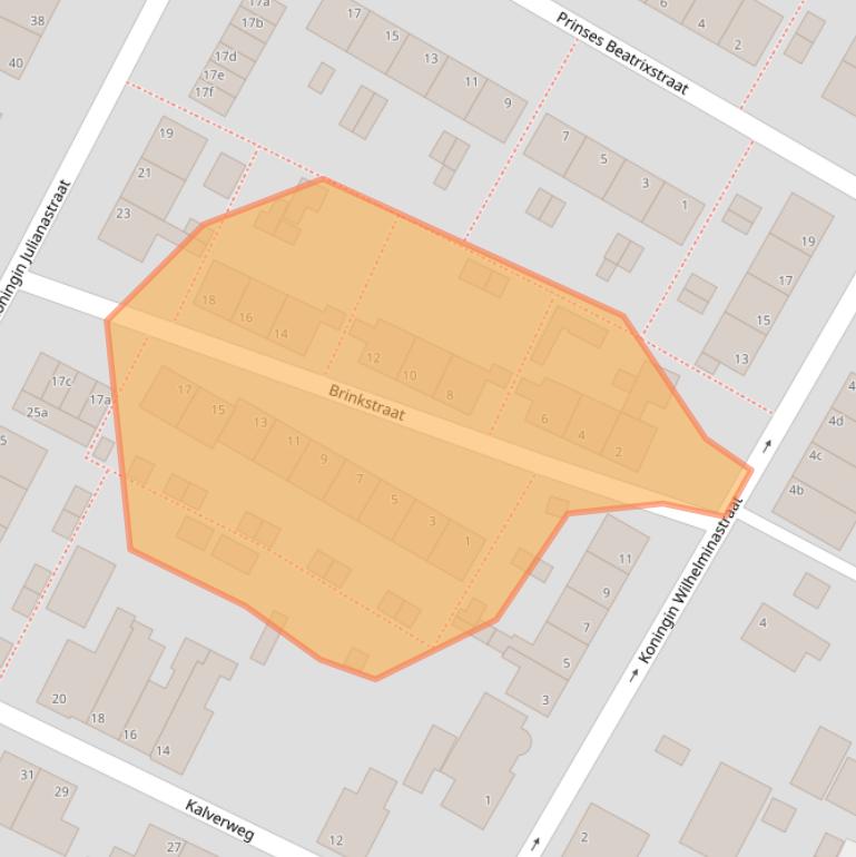 Kaart van postcodegebied 4145KR.