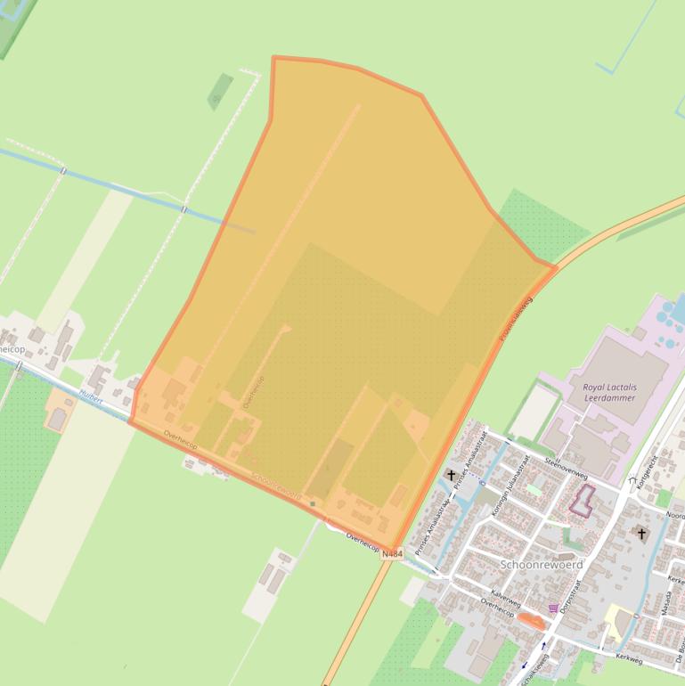 Kaart van postcodegebied 4145KT.