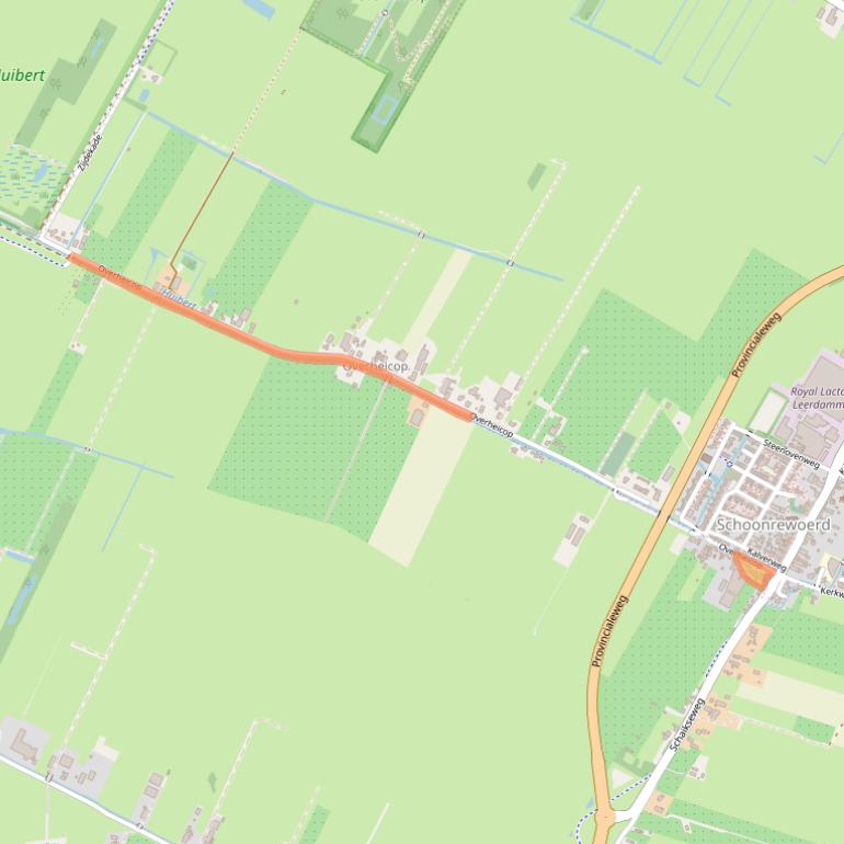 Kaart van postcodegebied 4145KW.