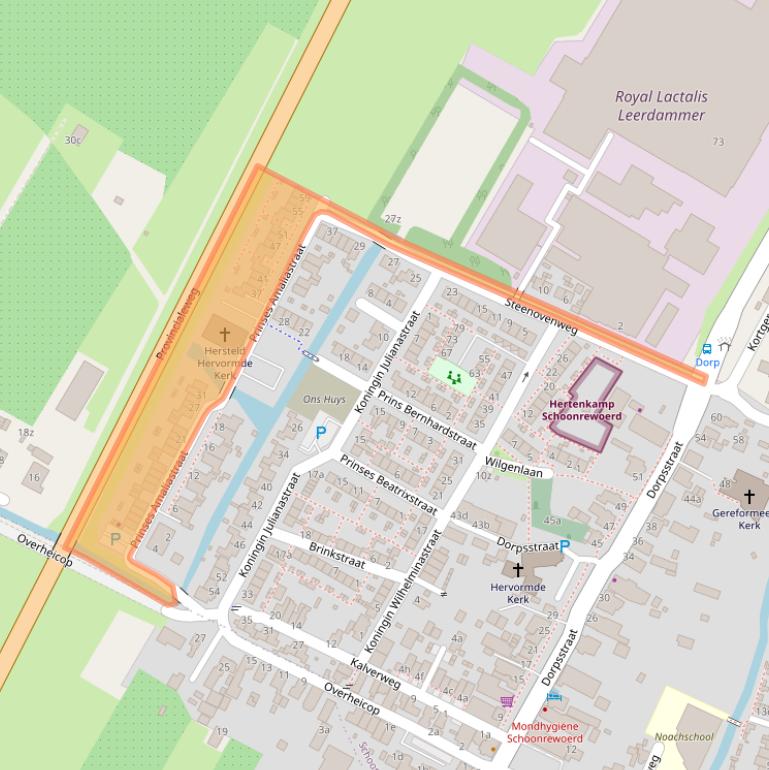 Kaart van postcodegebied 4145KX.