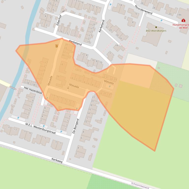 Kaart van postcodegebied 4145ND.