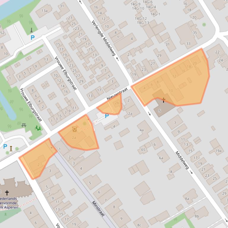 Kaart van postcodegebied 4147AM.