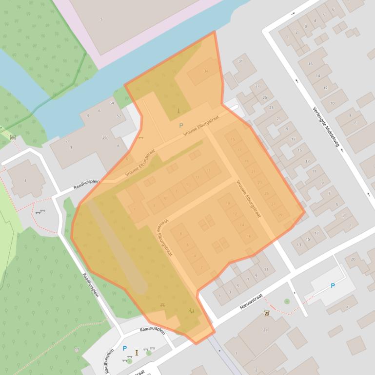 Kaart van postcodegebied 4147AR.