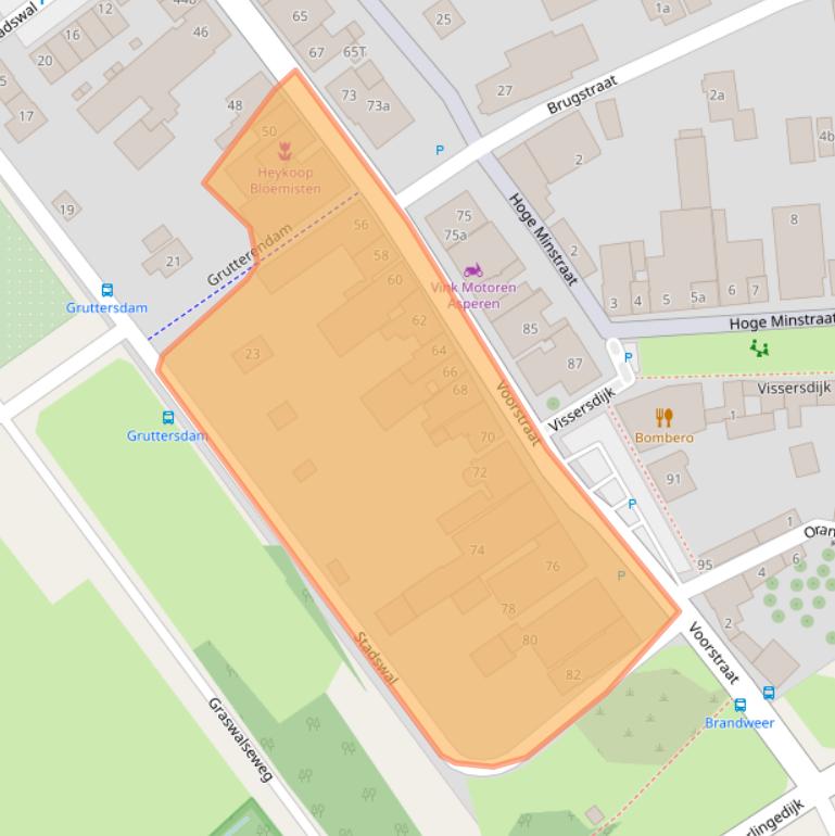 Kaart van postcodegebied 4147CD.