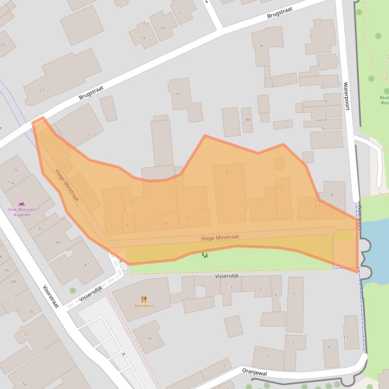 Kaart van postcodegebied 4147CM.