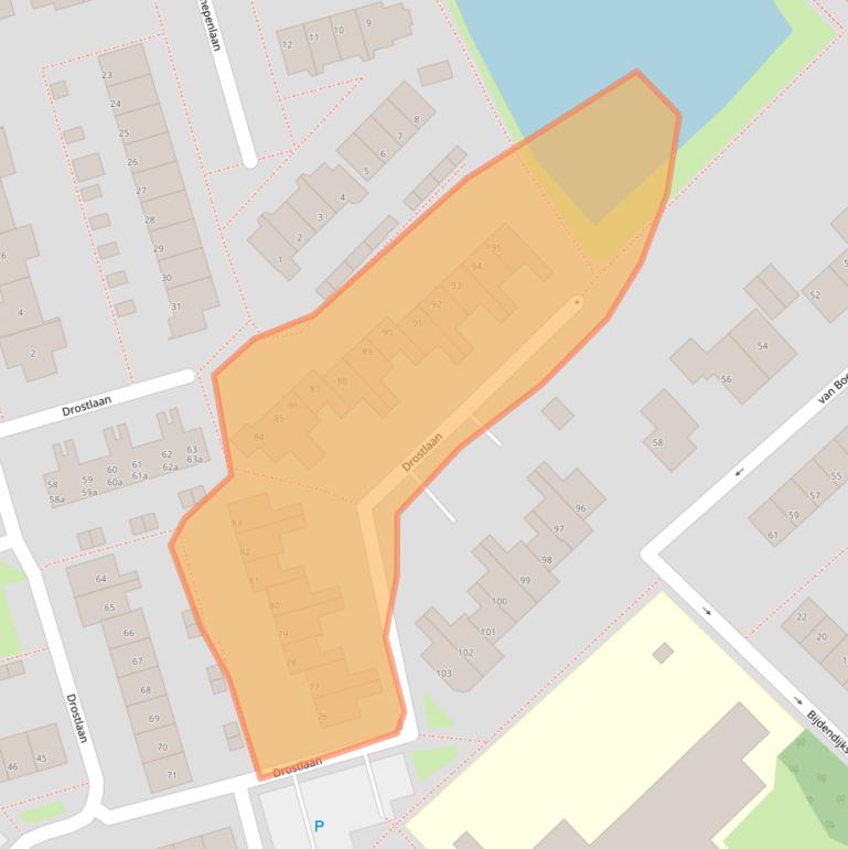 Kaart van postcodegebied 4147GH.