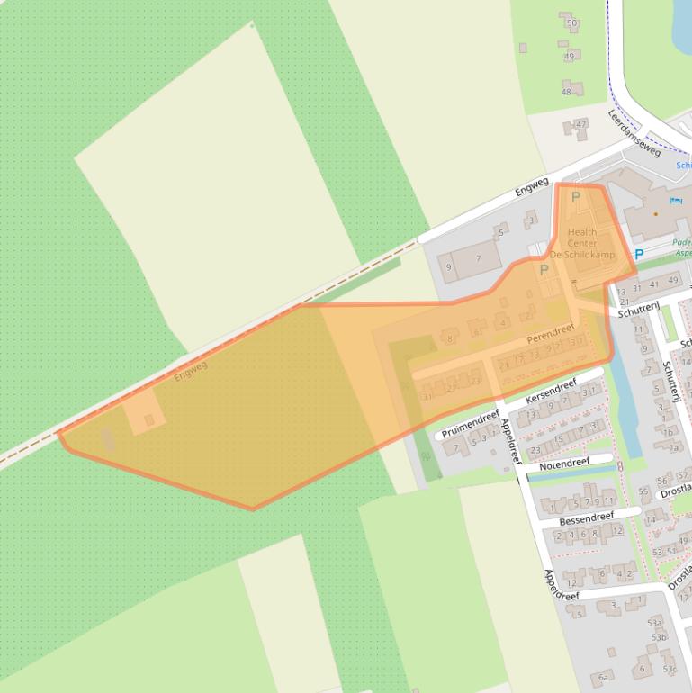 Kaart van postcodegebied 4147HA.