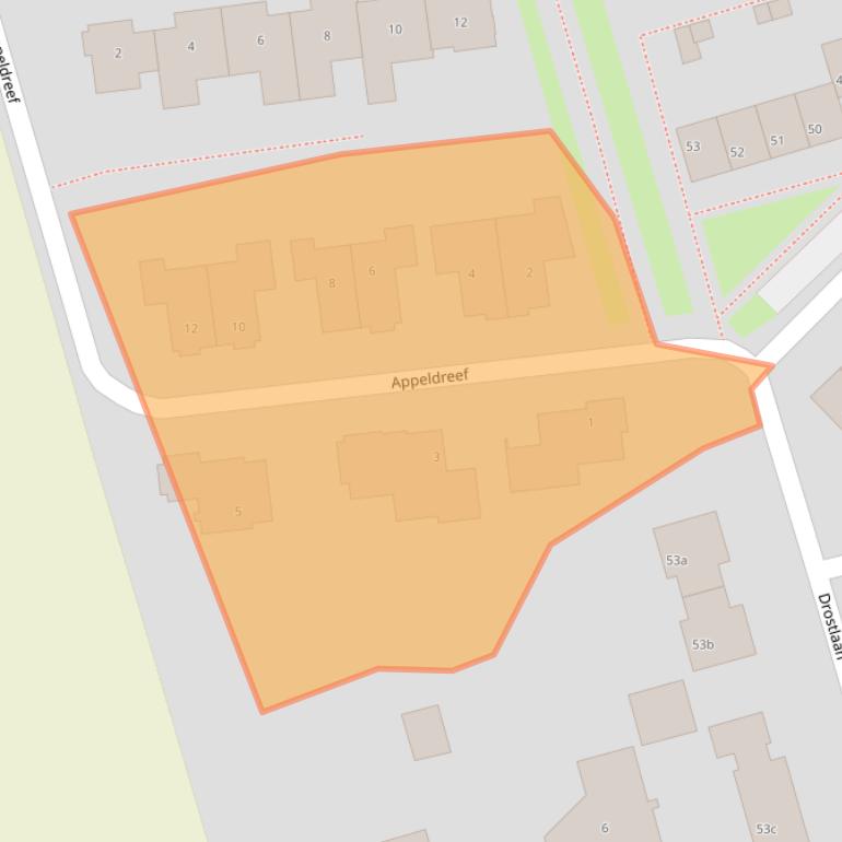 Kaart van postcodegebied 4147HE.