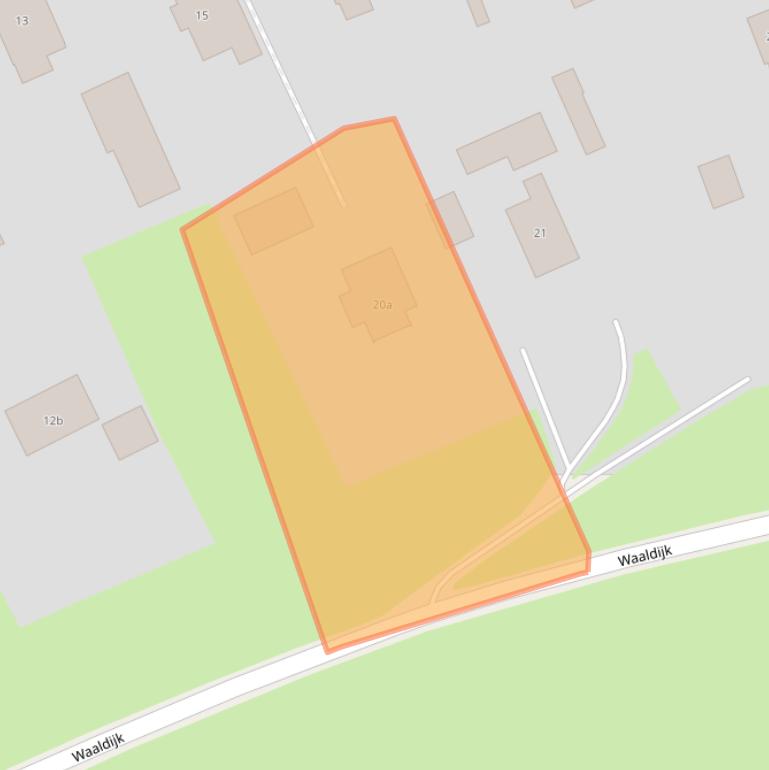 Kaart van postcodegebied 4148.