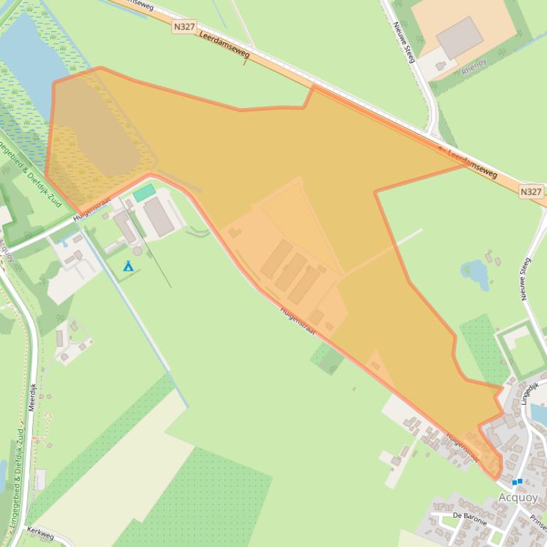 Kaart van postcodegebied 4151CD.