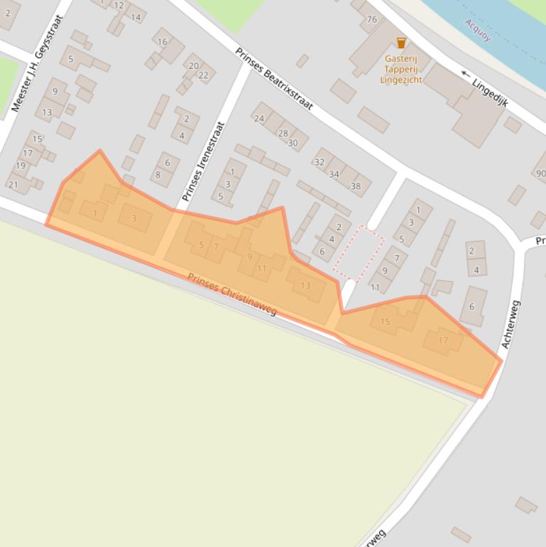 Kaart van postcodegebied 4151CH.