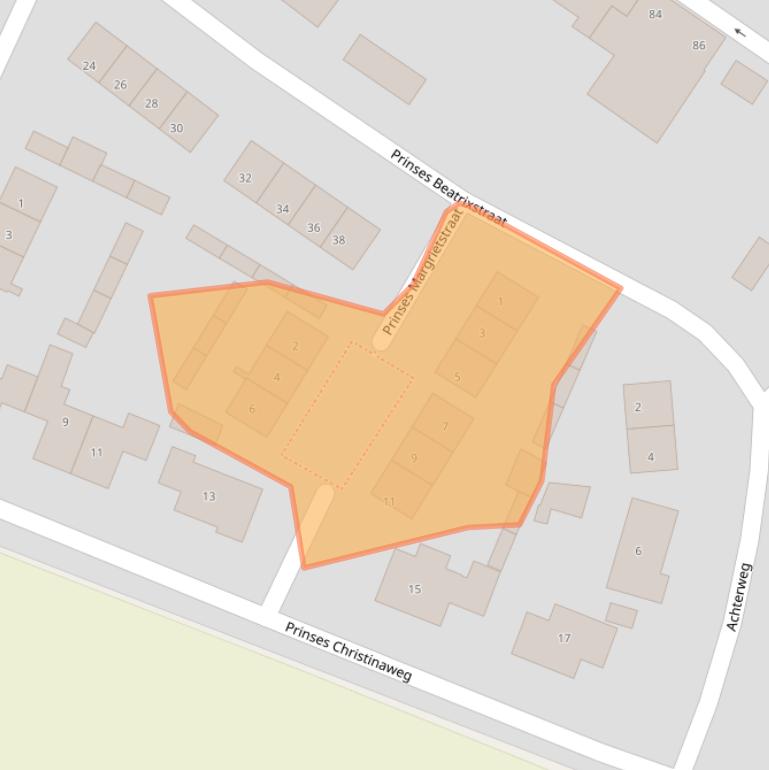 Kaart van postcodegebied 4151CK.