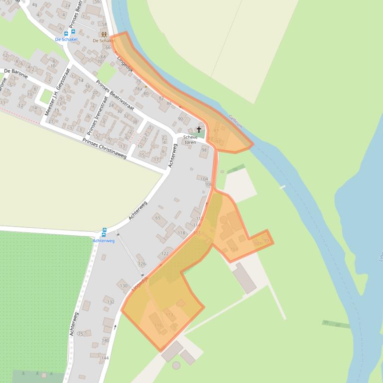 Kaart van postcodegebied 4151CM.