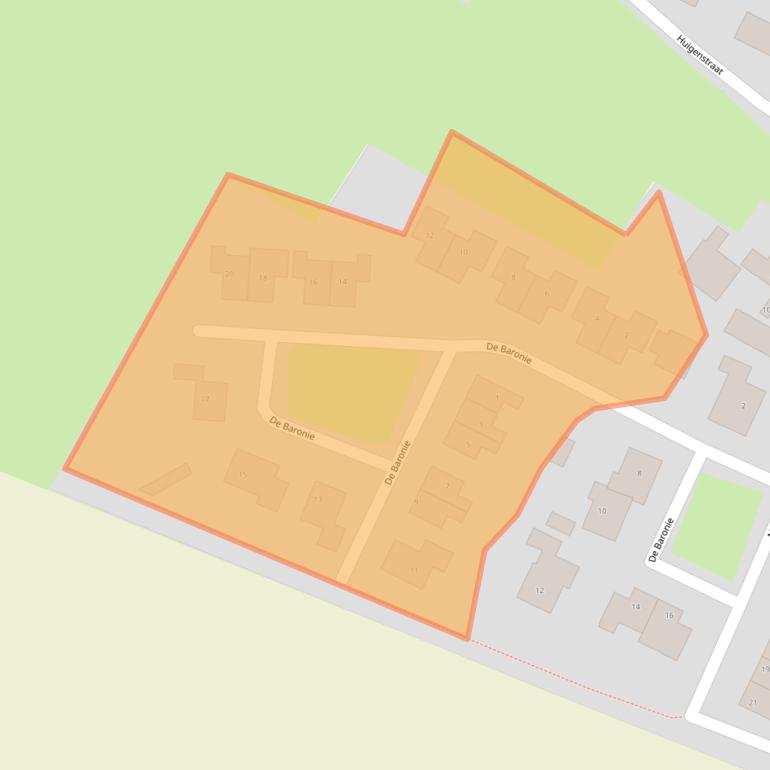 Kaart van postcodegebied 4151CS.