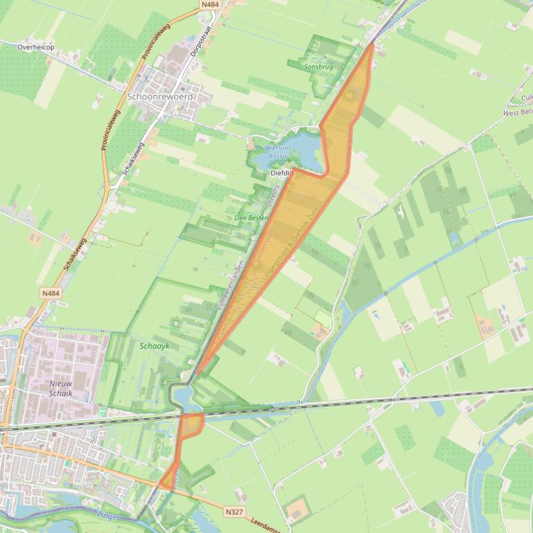 Kaart van postcodegebied 4151MK.