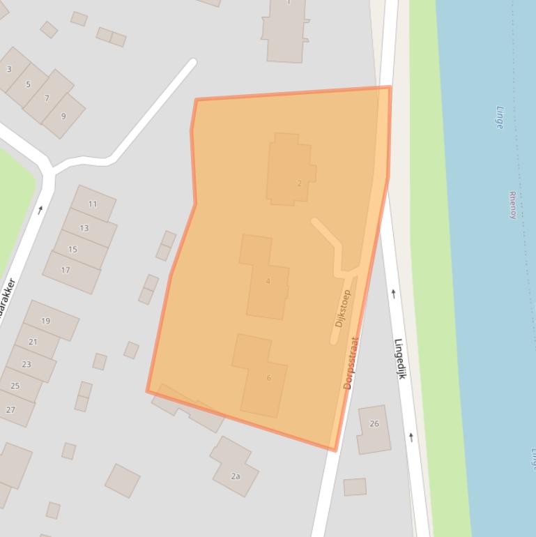 Kaart van postcodegebied 4152DE.