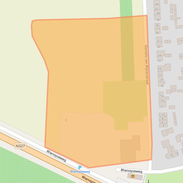 Kaart van postcodegebied 4152EG.