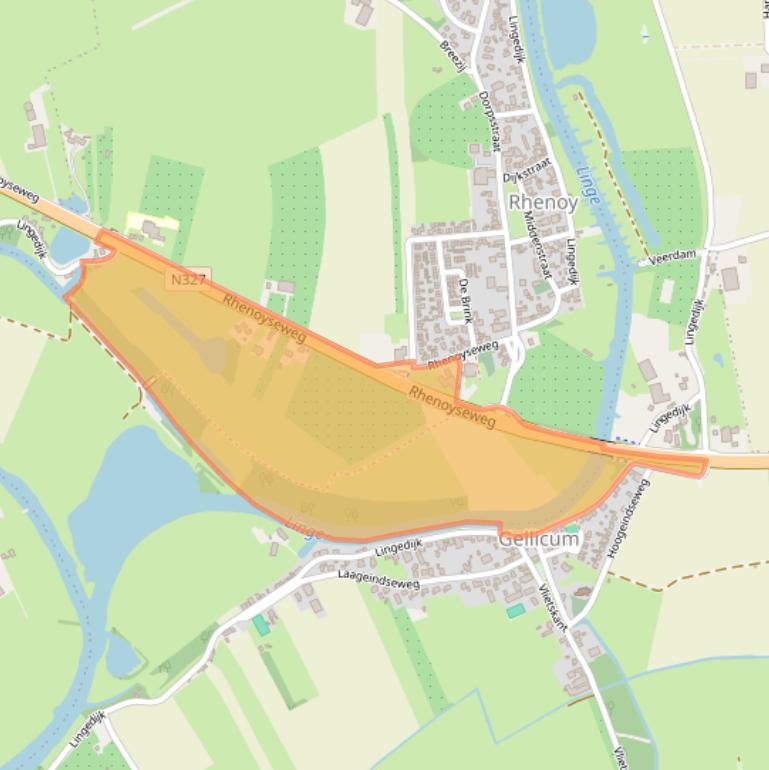 Kaart van postcodegebied 4152EK.