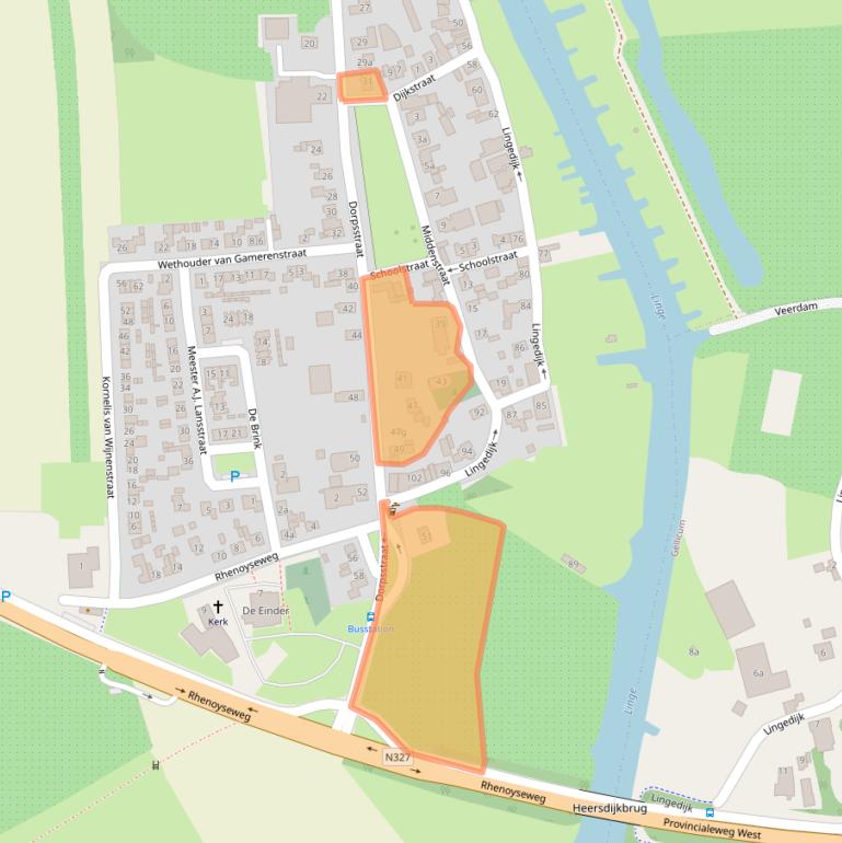 Kaart van postcodegebied 4152EN.