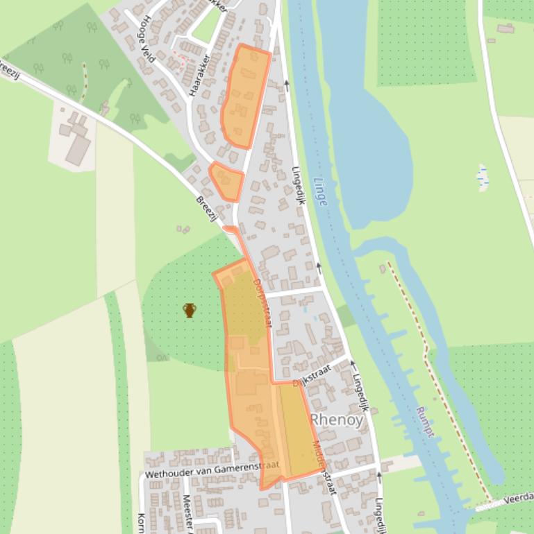 Kaart van postcodegebied 4152EP.