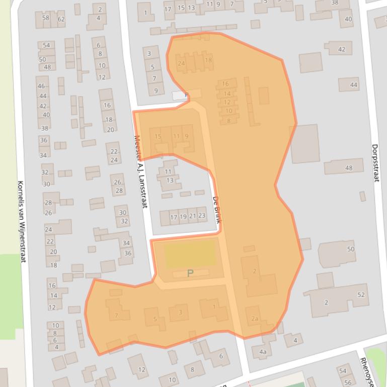 Kaart van postcodegebied 4152GA.