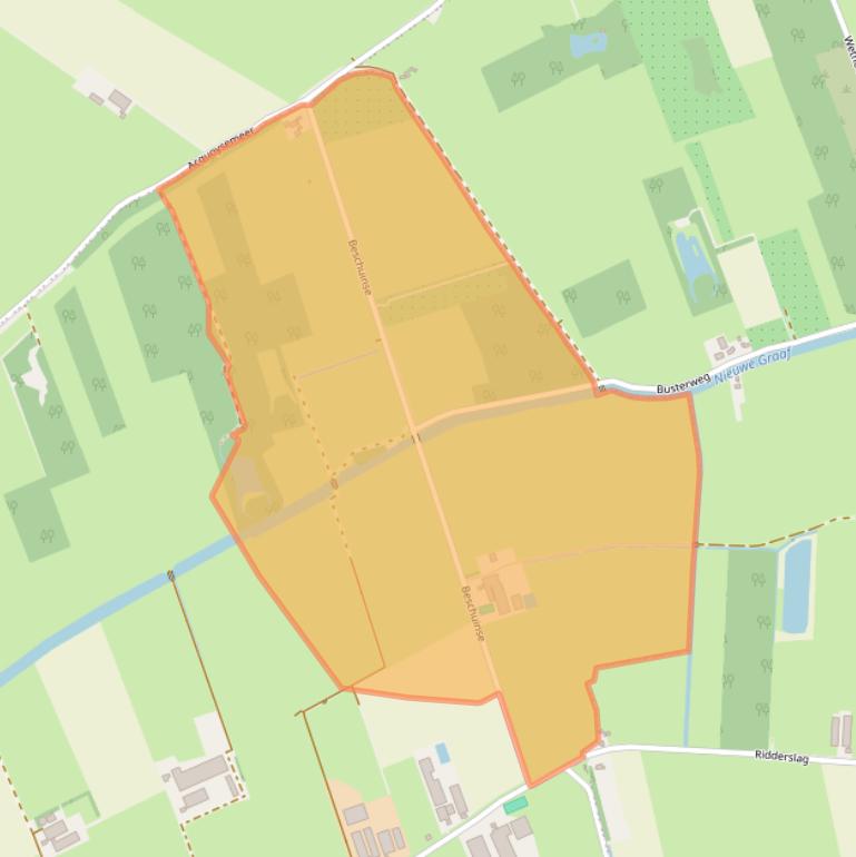 Kaart van postcodegebied 4152GG.